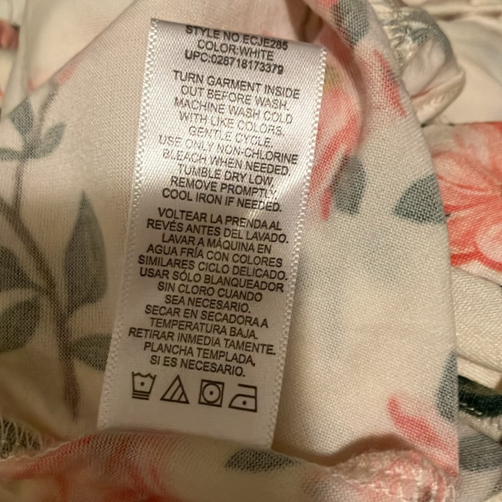 COPY - Draper James 2 Piece Robe magnolia pink flowers floral robe - Picture 7 of 7